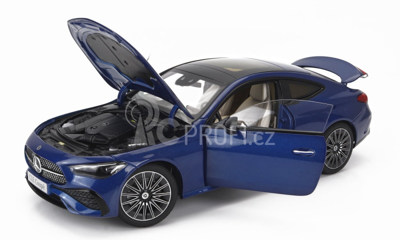 Norev Mercedes benz Cle-class Coupe (c236) Amg Line 2023 1:18 Spektrální Modrá Met