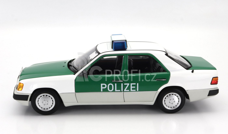 Norev Mercedes benz E-class 230e (w124) Germany Polizei 1989-1993 1:18 Bílá Zelená
