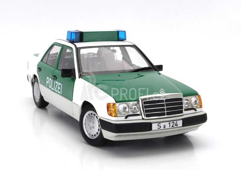 Norev Mercedes benz E-class 230e (w124) Germany Polizei 1989-1993 1:18 Bílá Zelená