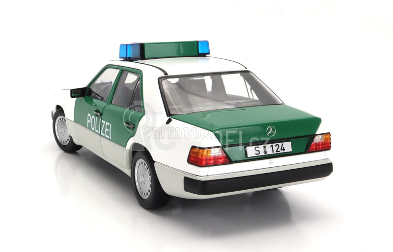Norev Mercedes benz E-class 230e (w124) Germany Polizei 1989-1993 1:18 Bílá Zelená