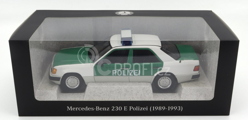 Norev Mercedes benz E-class 230e (w124) Germany Polizei 1989-1993 1:18 Bílá Zelená