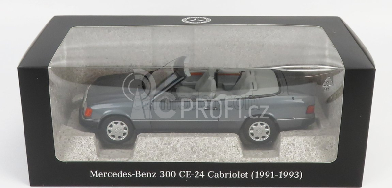 Norev Mercedes benz E-class 300ce 24v (a124) Cabriolet Open 1991 1:18 Grey Met