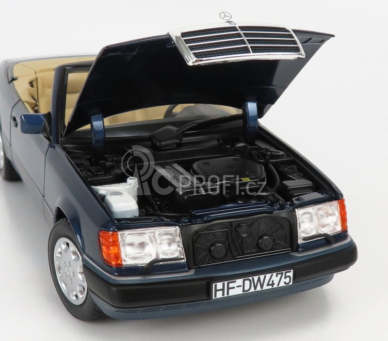 Norev Mercedes benz E-class 300ce 24v (a124) Cabriolet Open 1991 1:18 Námořní Modrá Met
