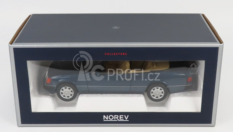 Norev Mercedes benz E-class 300ce 24v (a124) Cabriolet Open 1991 1:18 Námořní Modrá Met