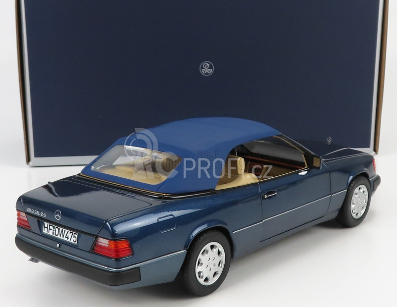 Norev Mercedes benz E-class 300ce 24v (a124) Cabriolet Open 1991 1:18 Námořní Modrá Met