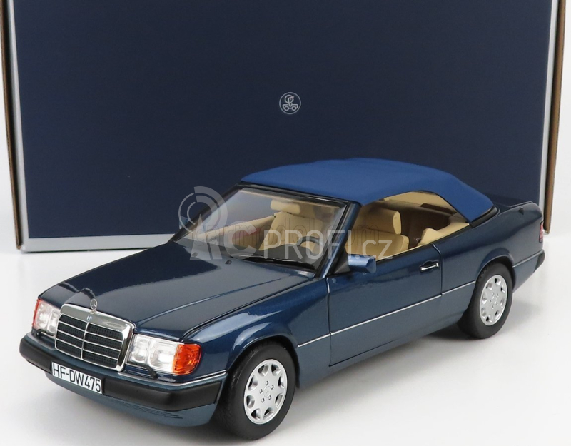 Norev Mercedes benz E-class 300ce 24v (a124) Cabriolet Open 1991 1:18 Námořní Modrá Met