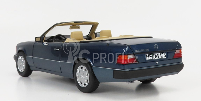 Norev Mercedes benz E-class 300ce 24v (a124) Cabriolet Open 1991 1:18 Námořní Modrá Met