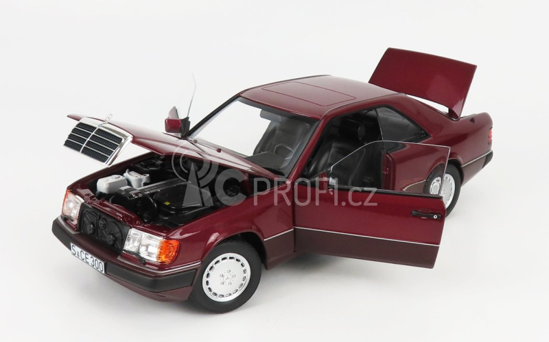 Norev Mercedes benz E-class 300ce 24v Coupe (w124) 1988 1:18 Red Met