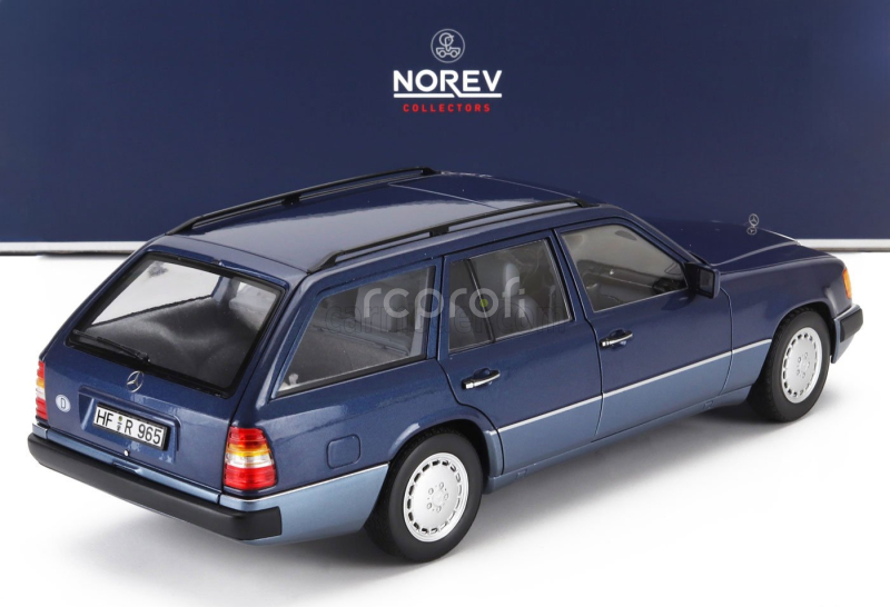 Norev Mercedes benz E-class 300td (s124) T-modell Sw Station Wagon 1990 1:18 Nautická Modrá