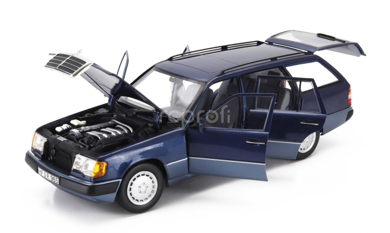 Norev Mercedes benz E-class 300td (s124) T-modell Sw Station Wagon 1990 1:18 Nautická Modrá