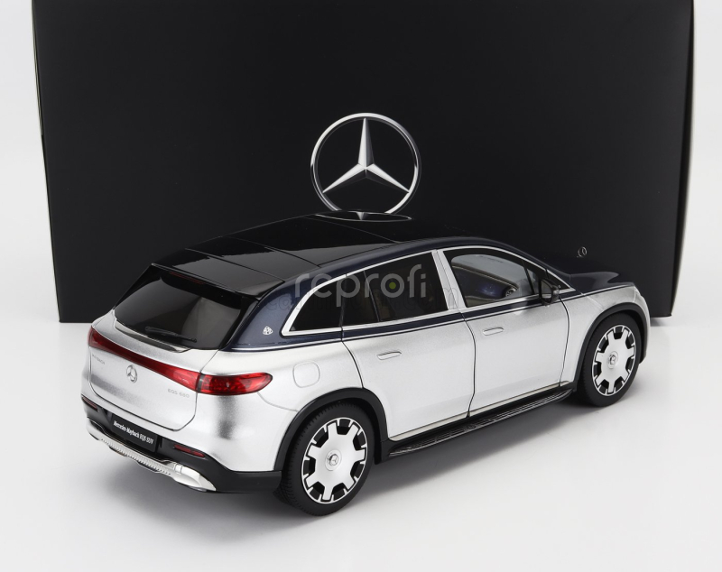Norev Mercedes benz Maybach Eqs 680 (z296) Suv 2024 1:18 Stříbrná Modrá