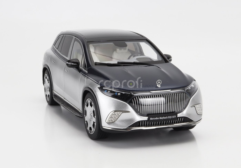 Norev Mercedes benz Maybach Eqs 680 (z296) Suv 2024 1:18 Stříbrná Modrá