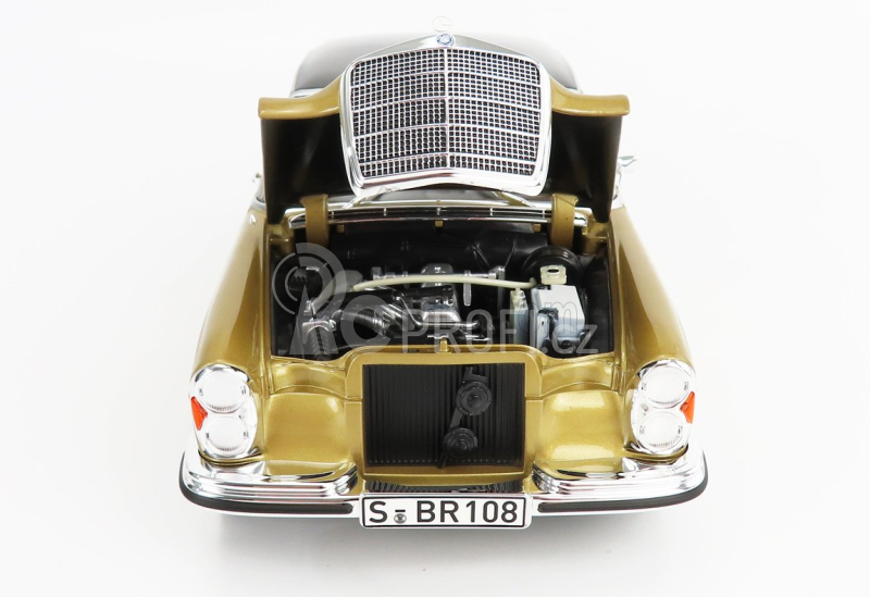 Norev Mercedes benz S-class 280se (w108) 1968 1:18 Tunis Béžová Černá