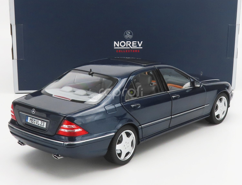 Norev Mercedes benz S-class S55 Amg (w220) 2000 1:18 Blue Met