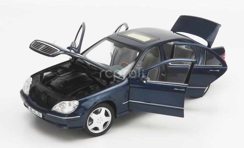 Norev Mercedes benz S-class S55 Amg (w220) 2000 1:18 Blue Met
