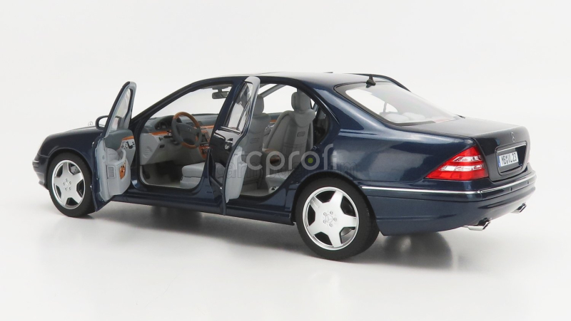 Norev Mercedes benz S-class S55 Amg (w220) 2000 1:18 Blue Met