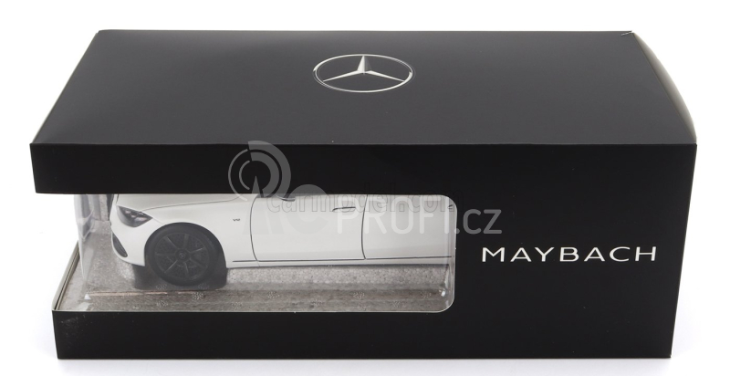 Norev Mercedes benz S-class S680 Maybach (x223) 4-matic Night Series 2019 1:18 Opalit Bílá Magno Černá