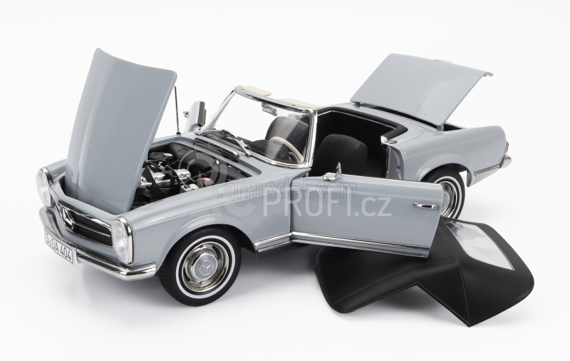 Norev Mercedes benz Sl-class 230sl (w113) 1963 1:18 Grey