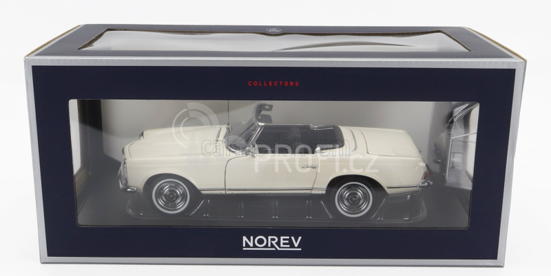 Norev Mercedes benz Sl-class 230sl (w113) Spider Hard-top 1963 1:18 Bílá