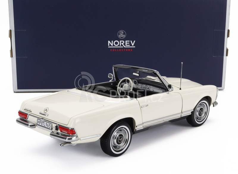 Norev Mercedes benz Sl-class 230sl (w113) Spider Hard-top 1963 1:18 Bílá