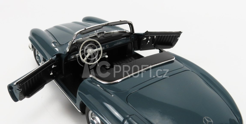 Norev Mercedes benz Sl-class 300sl Roadster Spider (w198 Ii) 1957 1:18 Modrá Šedá