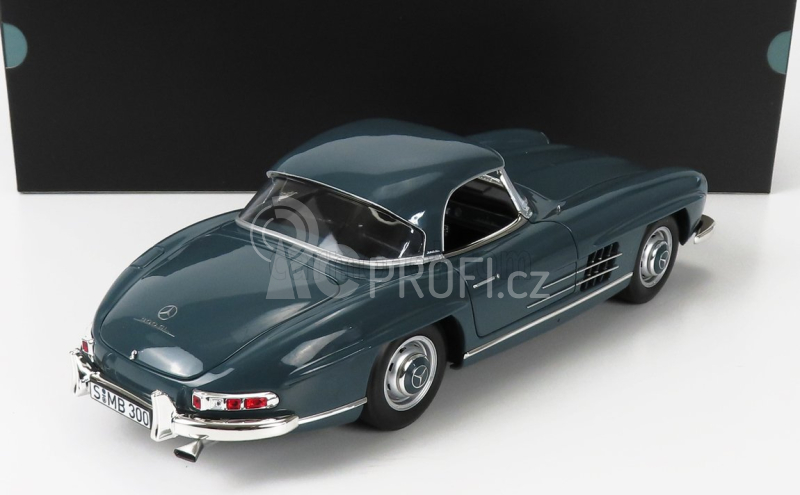 Norev Mercedes benz Sl-class 300sl Roadster Spider (w198 Ii) 1957 1:18 Modrá Šedá
