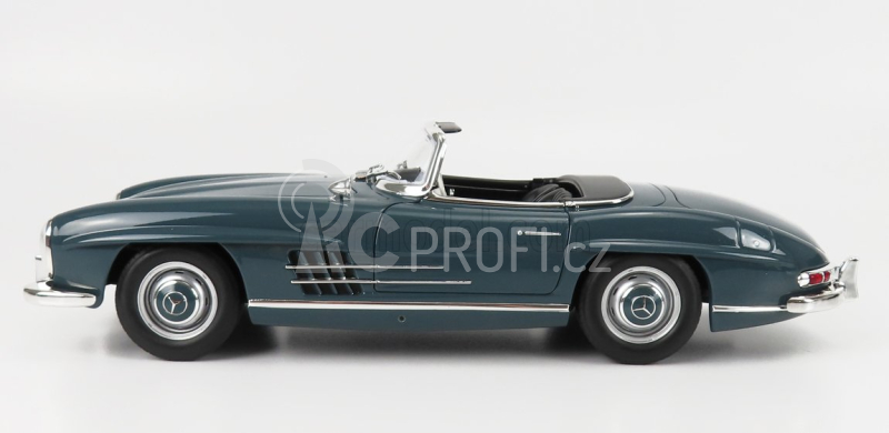 Norev Mercedes benz Sl-class 300sl Roadster Spider (w198 Ii) 1957 1:18 Modrá Šedá