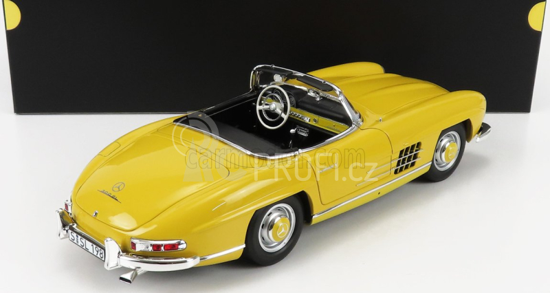 Norev Mercedes benz Sl-class 300sl Roadster Spider (w198 Ii) 1957 1:18 Žlutá