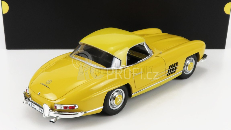 Norev Mercedes benz Sl-class 300sl Roadster Spider (w198 Ii) 1957 1:18 Žlutá