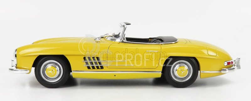 Norev Mercedes benz Sl-class 300sl Roadster Spider (w198 Ii) 1957 1:18 Žlutá