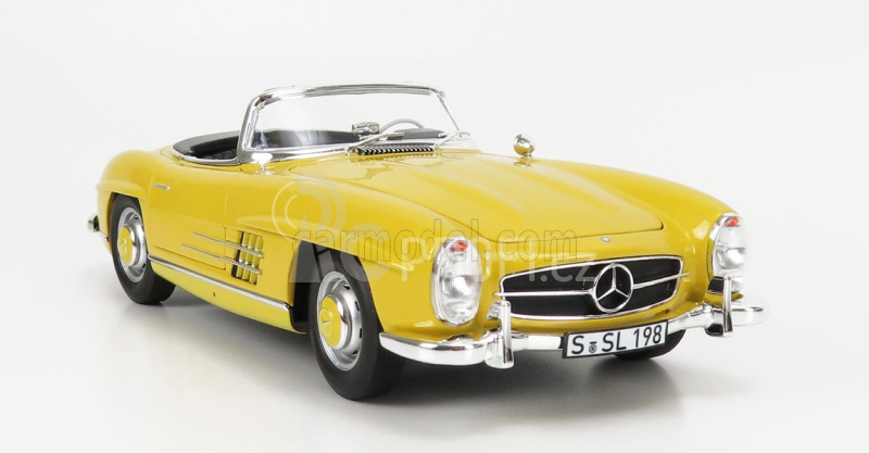 Norev Mercedes benz Sl-class 300sl Roadster Spider (w198 Ii) 1957 1:18 Žlutá