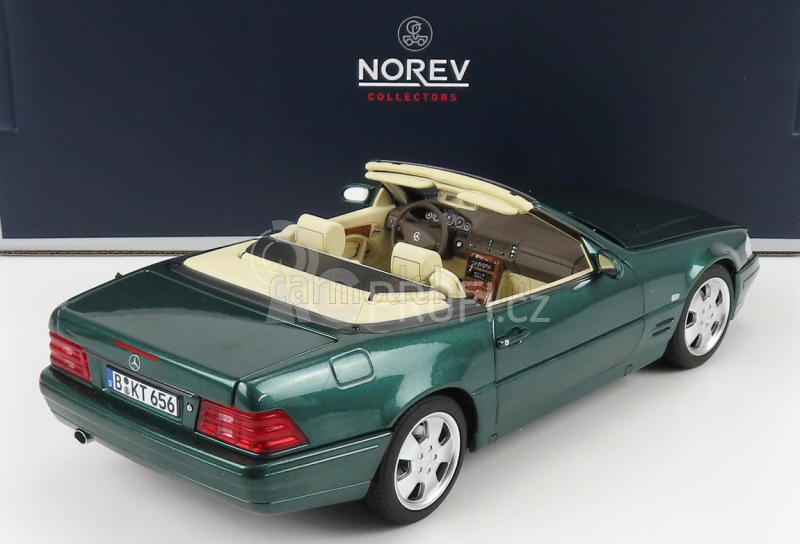 Norev Mercedes benz Sl-class Sl500 1999 1:18 Green Met