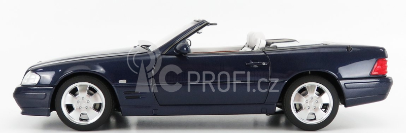 Norev Mercedes benz Sl-class Sl500 (r129) Spider Hard-top 1998 1:18 Blue Met