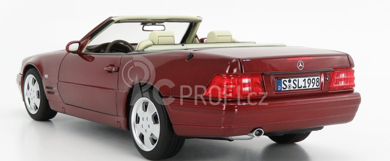 Norev Mercedes benz Sl-class Sl500 (r129) Spider Hard-top 1998 1:18 Red Met