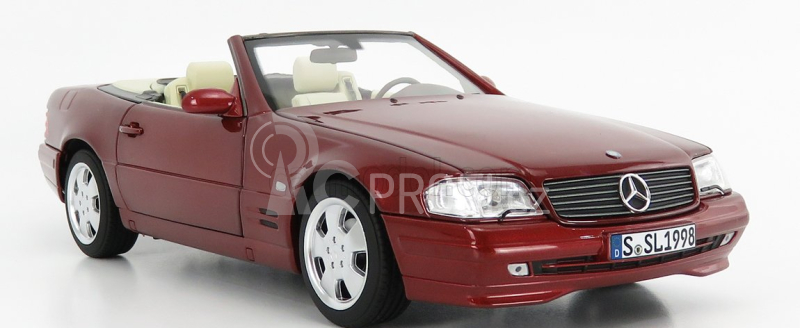 Norev Mercedes benz Sl-class Sl500 (r129) Spider Hard-top 1998 1:18 Red Met