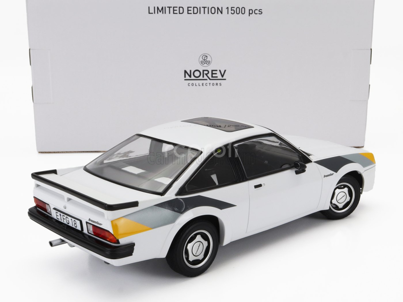 Norev Opel Manta B 1984 - Irmscher Manta - The Movie Fred 1:18 Bílá