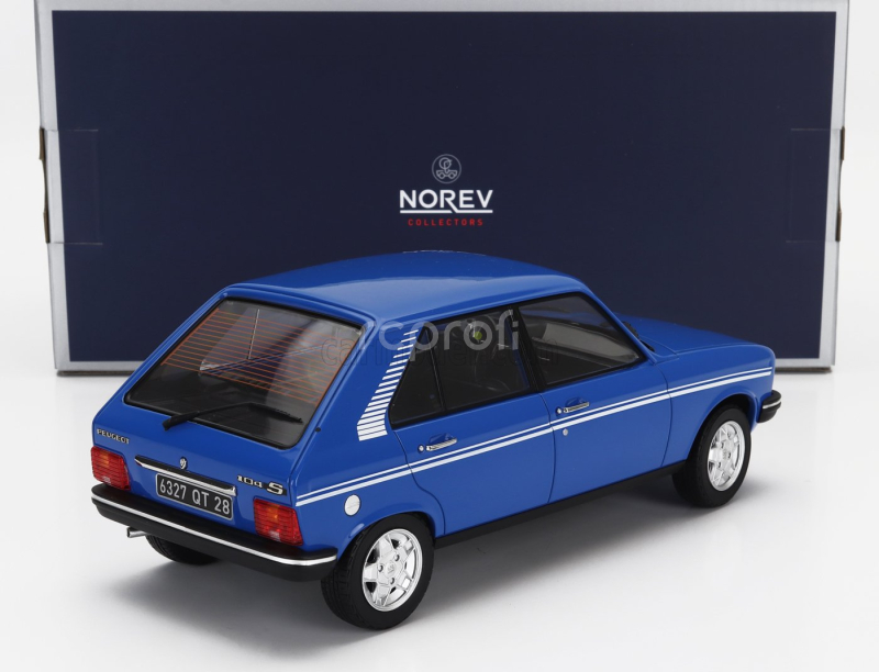 Norev Peugeot 104 S 1981 1:18 Ibis Blue