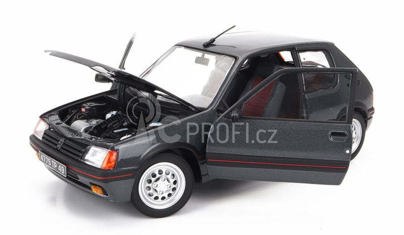 Norev Peugeot 205 1.6 Gti 1988 1:18 Grafitová Šedá