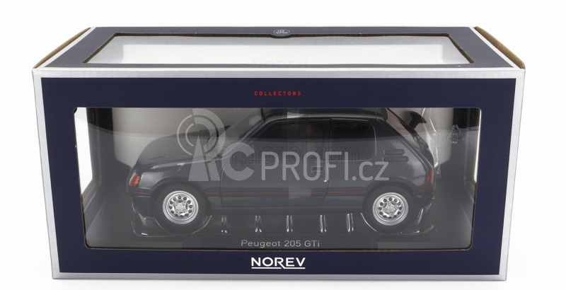 Norev Peugeot 205 1.6 Gti 1988 1:18 Grafitová Šedá