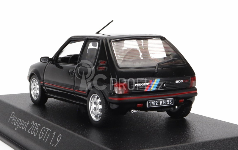 Norev Peugeot 205 1.9 Gti 1992 - With Pts Decals 1:43 Black