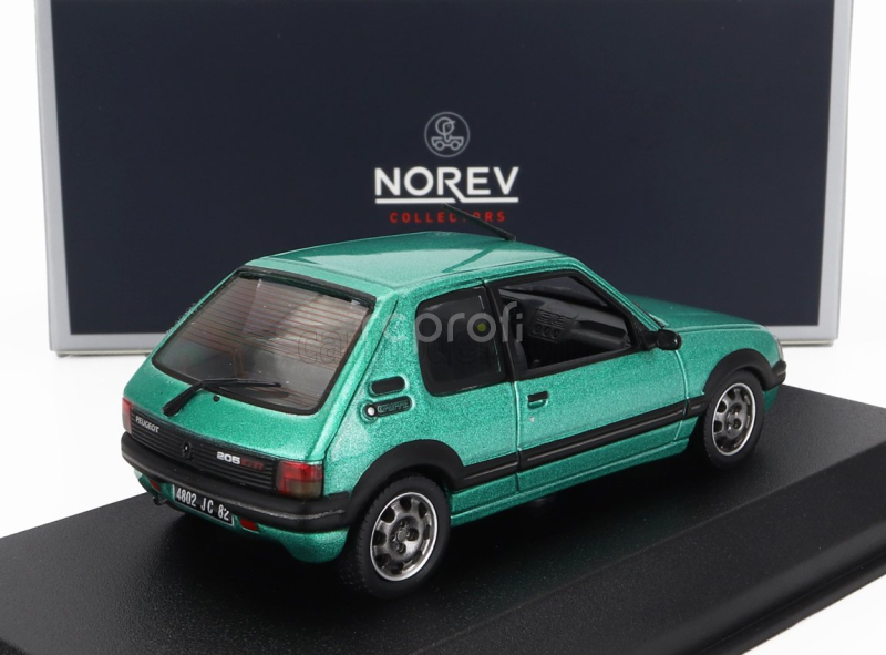Norev Peugeot 205 1.9 Gti Griffe 1990 1:43 Green Met
