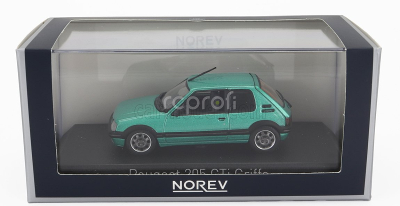 Norev Peugeot 205 1.9 Gti Griffe 1990 1:43 Green Met
