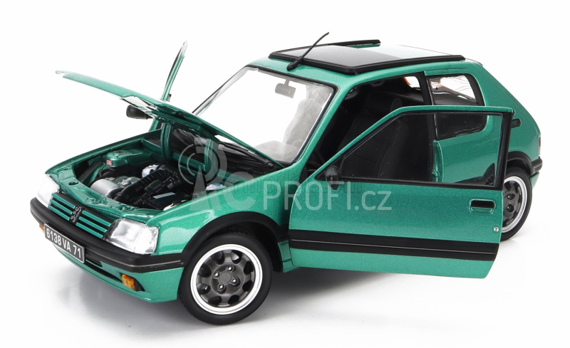 Norev Peugeot 205 1.9 Gti Griffe With Windowroof 1991 1:18 Zelená