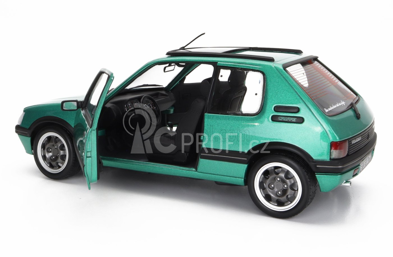 Norev Peugeot 205 1.9 Gti Griffe With Windowroof 1991 1:18 Zelená
