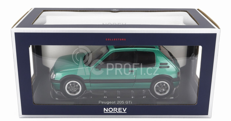 Norev Peugeot 205 1.9 Gti Griffe With Windowroof 1991 1:18 Zelená