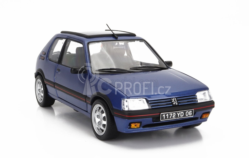 Norev Peugeot 205 1.9 Gti Pts Rims 1992 1:18 Miami Blue