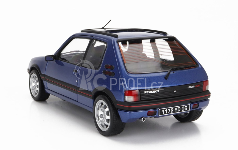 Norev Peugeot 205 1.9 Gti Pts Rims 1992 1:18 Miami Blue