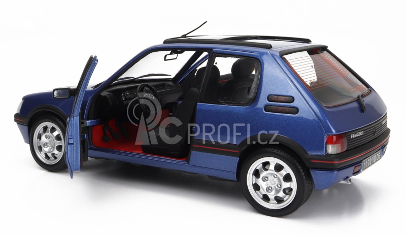 Norev Peugeot 205 1.9 Gti Pts Rims 1992 1:18 Miami Blue