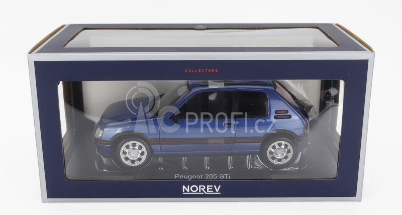 Norev Peugeot 205 1.9 Gti Pts Rims 1992 1:18 Miami Blue