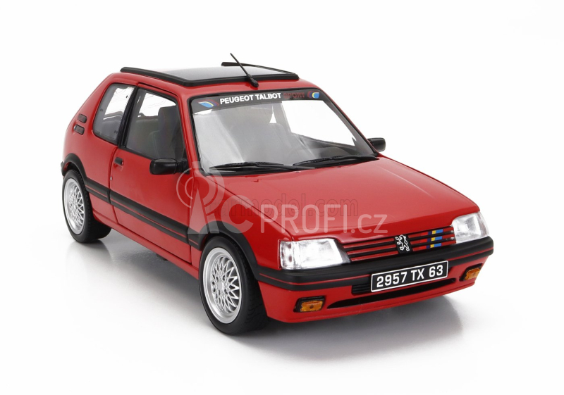 Norev Peugeot 205 1.9 Gti Pts Rims 1992 1:18 Red